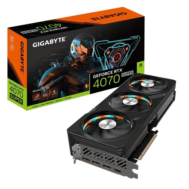 Gigabyte Gaming GeForce RTX 4070 SUPER OC 12GB GDDR6X DLSS3