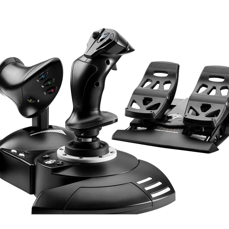 Thrustmaster T.Flight Full Kit X Kit Completo para Simulação de Voo
