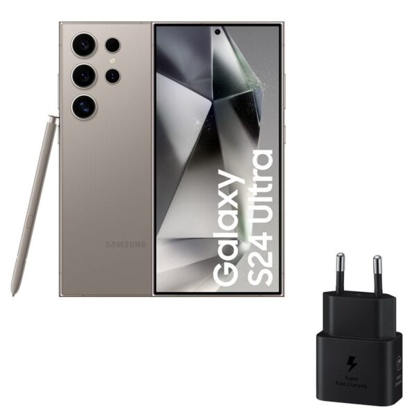 Samsung Galaxy S24 Ultra 12GB/512GB 6.8'' Cinzento Titânio + Carregador