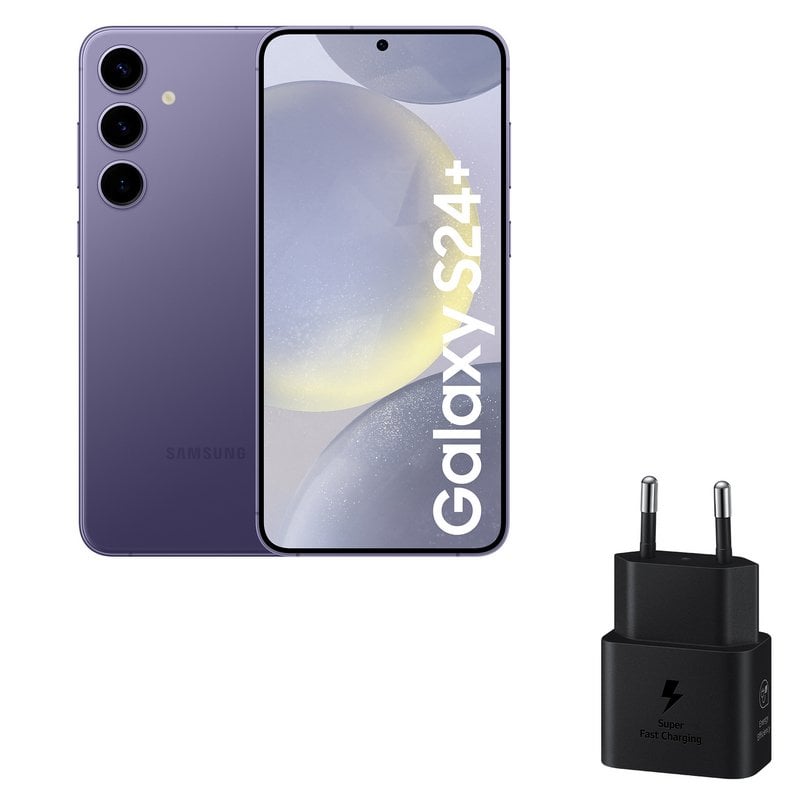 Samsung Galaxy S24 Plus 12GB/256GB 6.7'' Violeta Cobalt Violet + Carregador