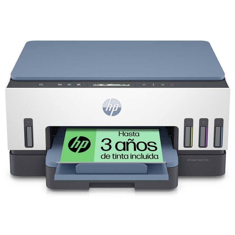 HP Smart Tank 7006 Impressora Multifunções a Cores Duplex WiFi + 3 anos de tinta incluídos