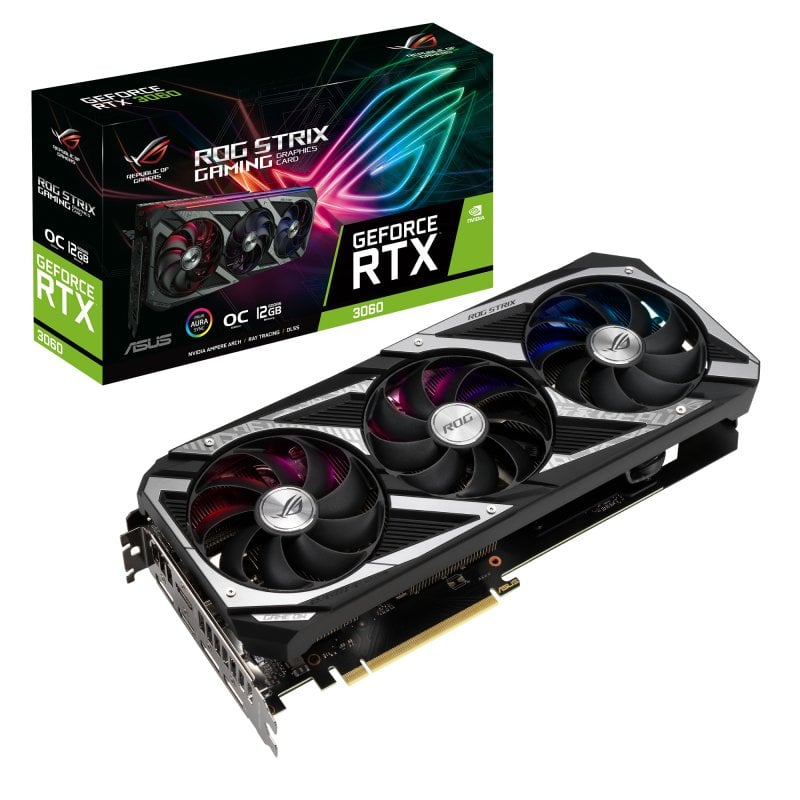 Asus ROG Strix GeForce RTX 3060 V2 OC Edition 12GB GDDR6