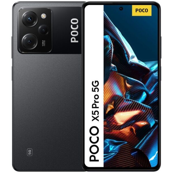 POCO X5 Pro 5G 8GB/256GB/6.67" Preto + Cabo USB-C para Jack