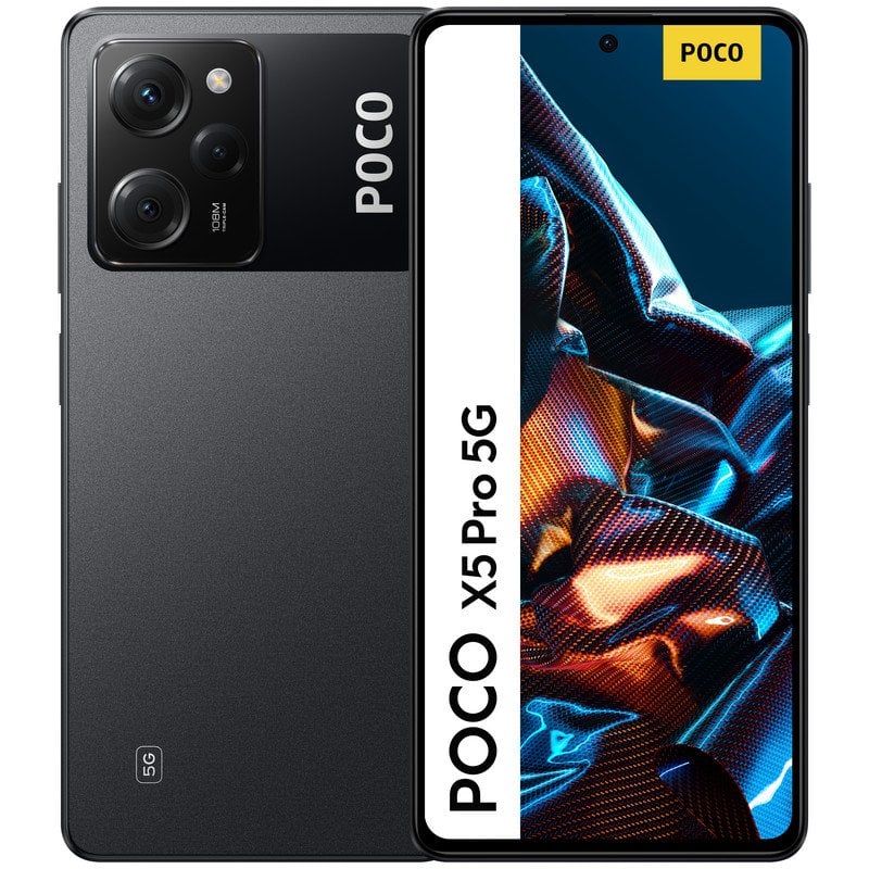 POCO X5 Pro 5G 8GB/256GB/6.67" Preto + Cabo USB-C para Jack