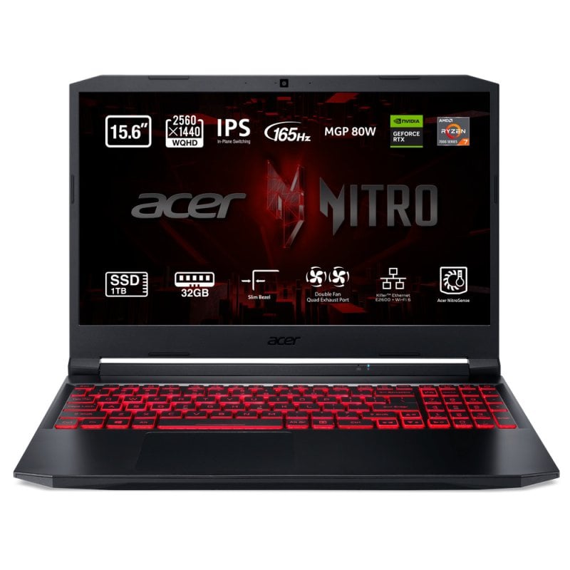 Acer Nitro 5 AN515-45-R6CN AMD Ryzen 7 5800H/16GB/1TB SSD/RTX 3080/15.6"
