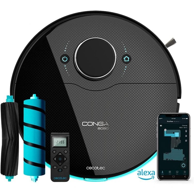 Cecotec 8090 Ultra Robot Aspirador Preto