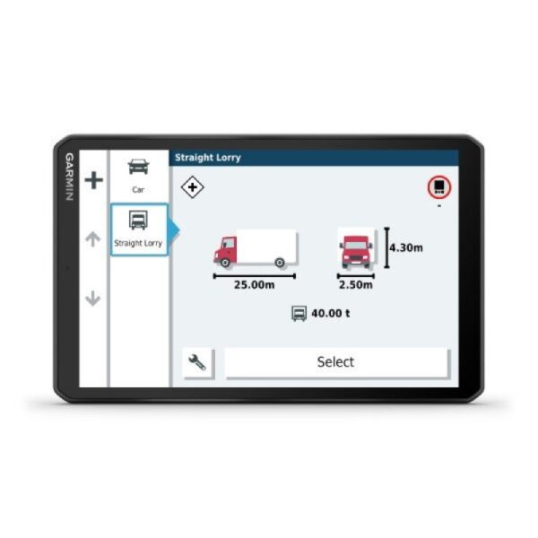 Garmin Dezl LGV700 MT-S 7" Navegador GPS para Camiões Mapas da Europa e Tráfego