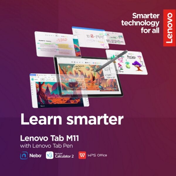 Lenovo TAB M11 8GB/128GB 11" Cinzento + Capa Folio + Pen Stylus