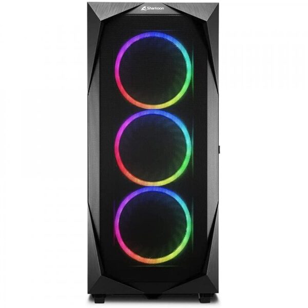 Sharkoon REV300 RGB Vidro Temperado USB-C/3.2 Preta