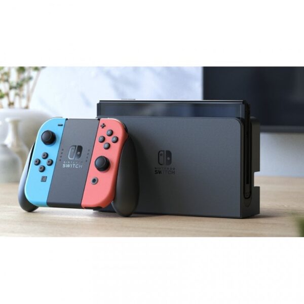 Nintendo Switch OLED Azul Néon/Vermelho Néon