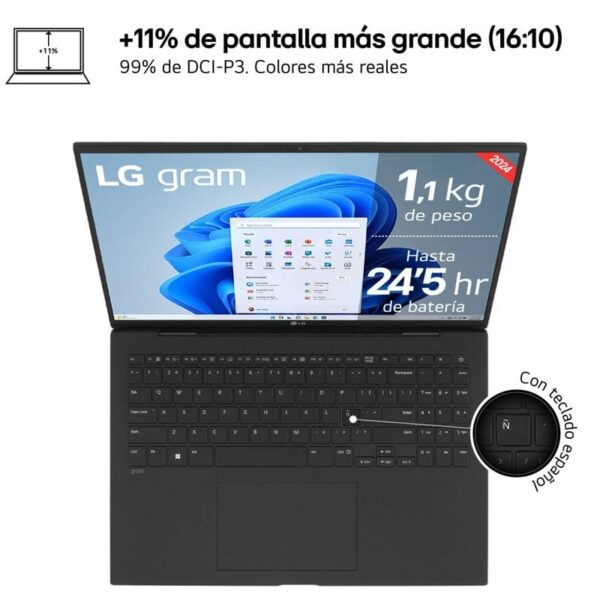 LG gram 16ZD90S-G.AX75B Intel Core Ultra 7 155H/16GB/512GB SSD/16"