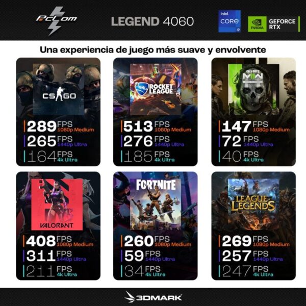 PcCom Legend 4060 Intel Core i9-14900HX/32GB/2TB SSD/RTX 4060/16"