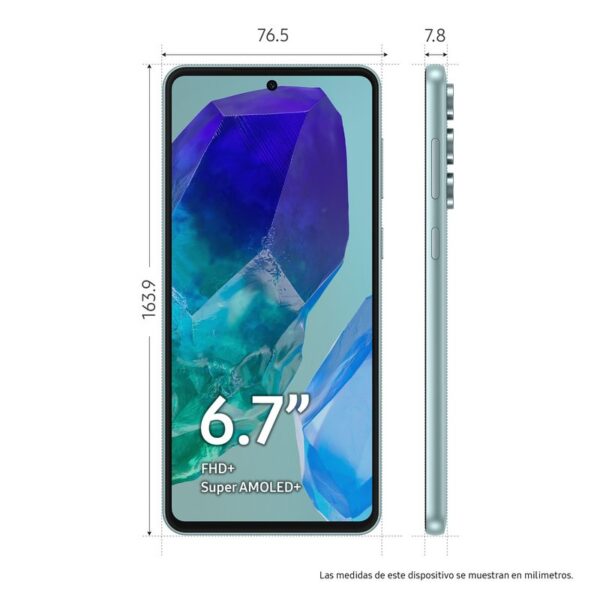 Samsung Galaxy M55 5G 8GB/128GB/6.7" Verde Claro