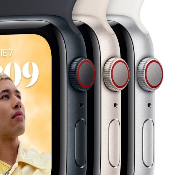 Apple Watch SE LTE 2ª Geração 44mm Alumínio Midnight com Bracelete Sport Preto