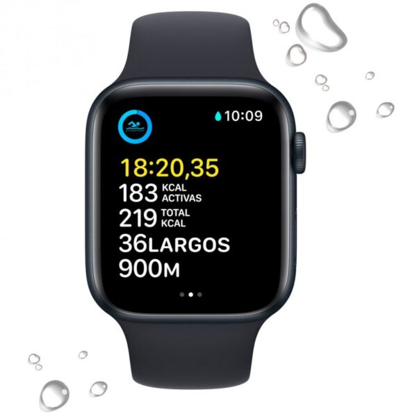 Apple Watch SE LTE 2ª Geração 44mm Alumínio Midnight com Bracelete Sport Preto