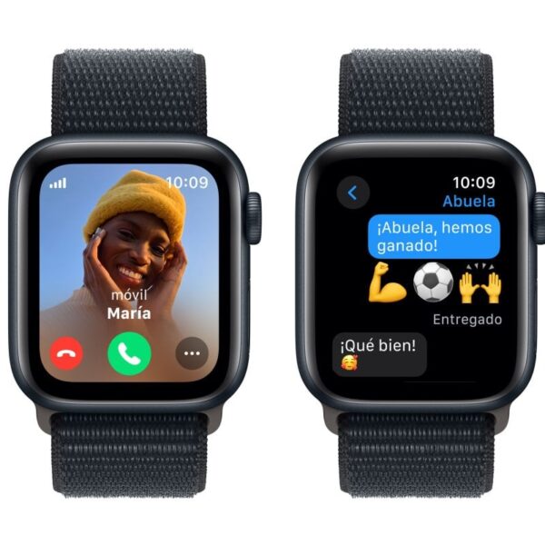Apple Watch SE GPS + Cellular 40mm Alumínio Meia-Noite com Braceletes Loop Meia-Noite