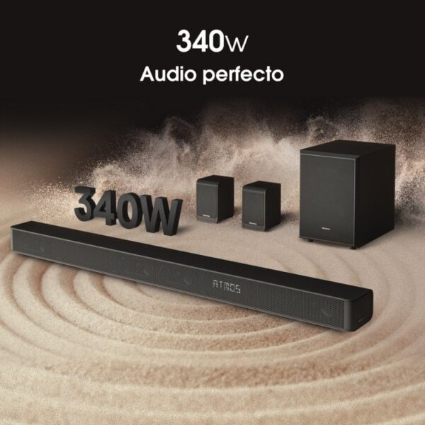 Hisense AX5100G Barra de Som 5.1 340W Preta