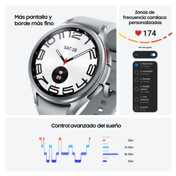 Samsung Galaxy Watch6 clássico 47 mm preto