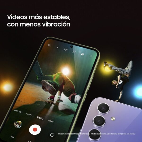 Samsung Galaxy A54 5G 8GB/256GB/6.4" Branco + Protector de Tela