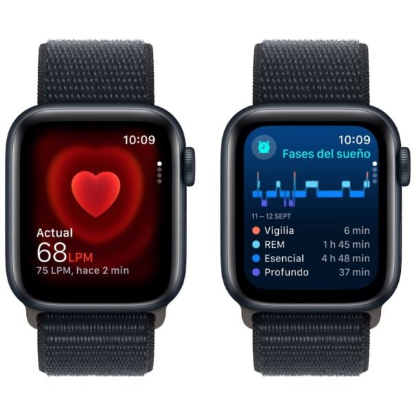Apple Watch SE GPS + Cellular 40mm Alumínio Meia-Noite com Braceletes Loop Meia-Noite