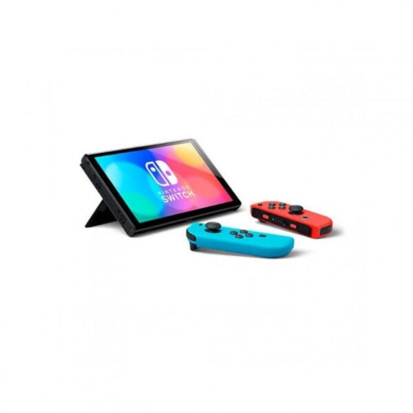 Nintendo Switch OLED Azul Néon/Vermelho Néon