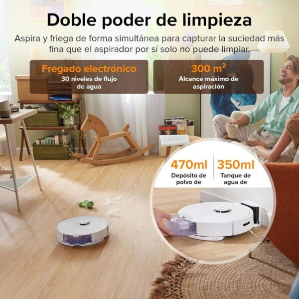 Roborock Q8 Max Robot Aspirador Branco