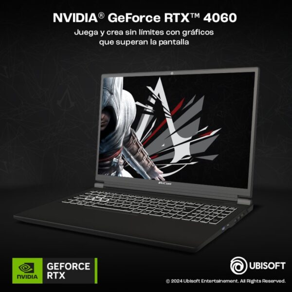 PcCom Revolt 4060 Intel Core i9-14900HX/32GB/1TB SSD/RTX 4060/16" + Windows 11 Home/ Assassins Creed