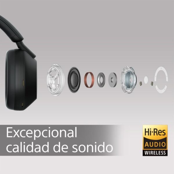 Sony WH1000XM5B.CE7 Auscultadores Sem Fios com Cancelamento de Ruído Pretos