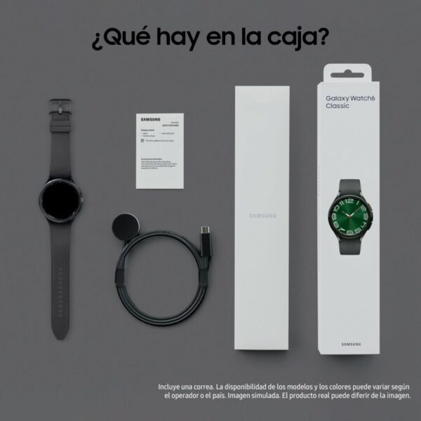 Samsung Galaxy Watch6 clássico 47 mm preto