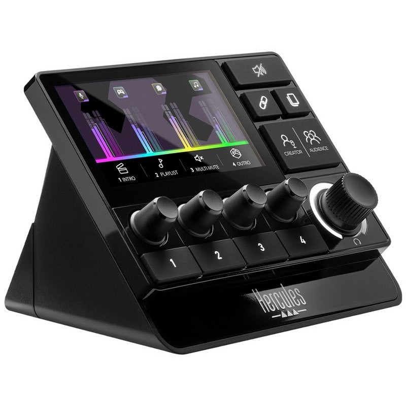 Hercules Stream 200 XLR Controlador de Áudio com Placa de Som Integrada