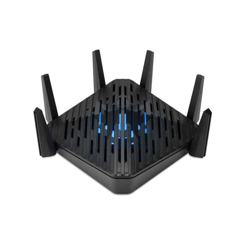 Acer Predator Connect WiFi 6E Roteador AX7800 Wireless Gigabit Ethernet Tri-Band 2.4/5/6GHz Preto