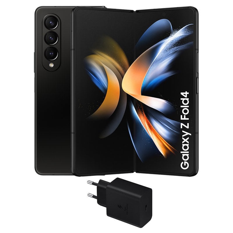 Samsung Galaxy Z Fold4 5G 12GB/256GB 7.6'' Preto + Carregador de Parede 25W