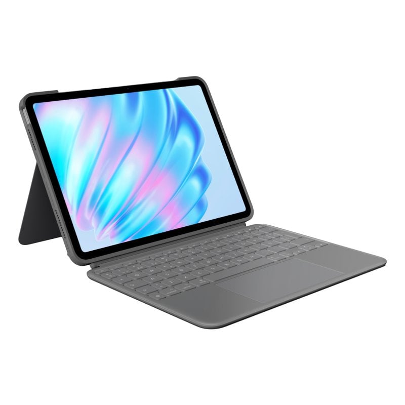 Logitech Combo Touch Capa com Teclado Español QWERTY Gris Oxford para iPad Air 11" (M2)/Air 5ª Gen