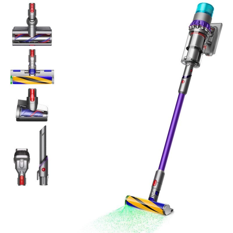 Dyson gen5detect Absolute Aspirador Vertical/de Mão Sem Fios 280AW Níquel/Roxo