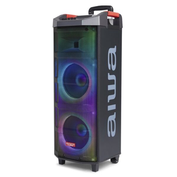 Aiwa KBTUS-710 Altifalante Portátil Bluetooth com Karaoke 700W + 2 Microfones