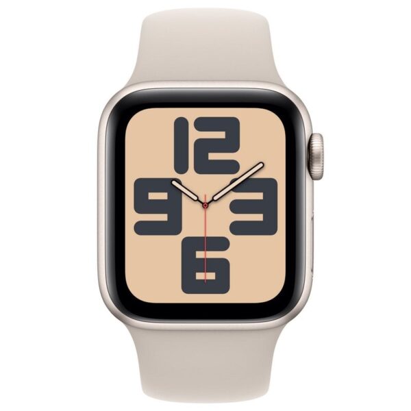 Apple Watch SE GPS 40mm Alumínio Branco Luz das Estrelas com Braceletes Desportivas Branco Luz das Estrelas M/L