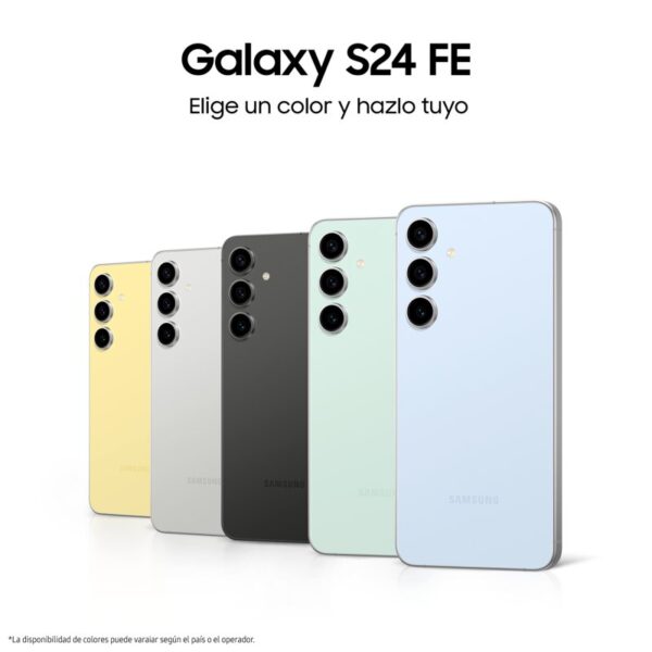 Samsung Galaxy S24 FE Smartphone com IA 8GB/256GB 6,7'' Bateria 4.700mAh Azul Claro