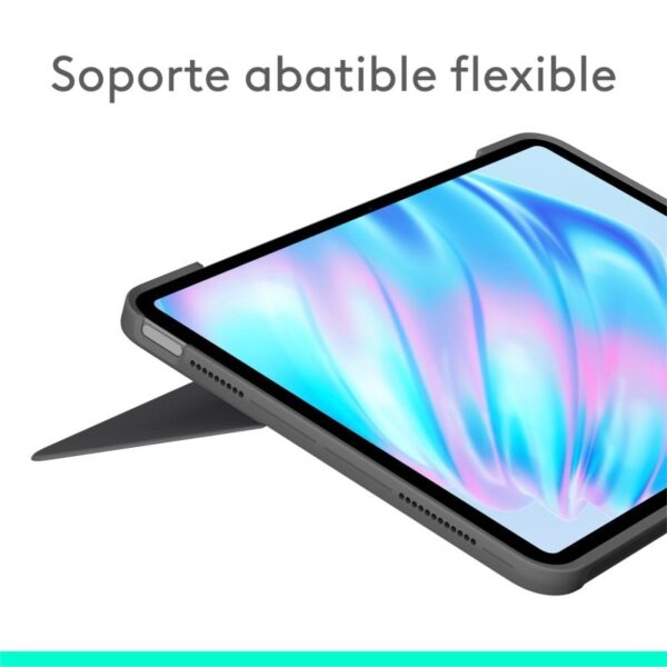 Logitech Combo Touch Capa com Teclado Español QWERTY Gris Oxford para iPad Air 11" (M2)/Air 5ª Gen