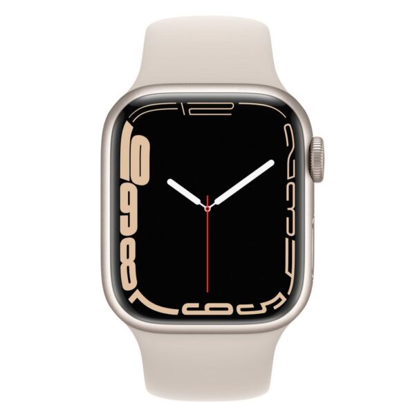 Apple Watch Series 7 GPS + Cellular 41mm Alumínio Bege com Bracelete Desportiva Bege
