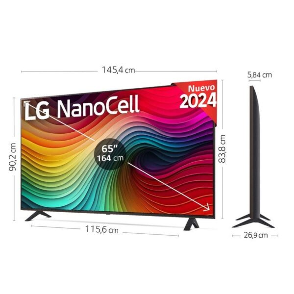 LG 65NANO82T6B 65" NanoCell UltraHD 4K SMART TV WebOS24 AI ThinQ