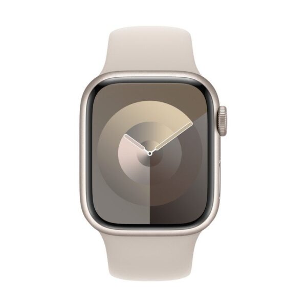 Apple Watch Series 9 GPS 41mm Caixa de alumínio White Star Star com bracelete desportiva White Star S/M