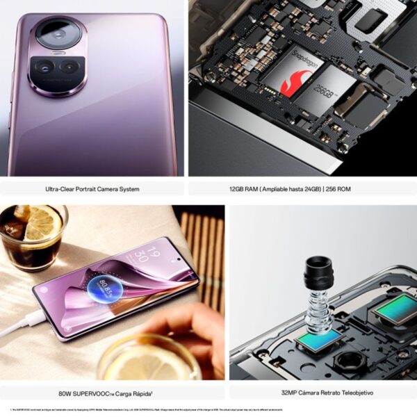 OPPO Reno10 Pro 5G 12GB/256GB/6.7" Cinzento