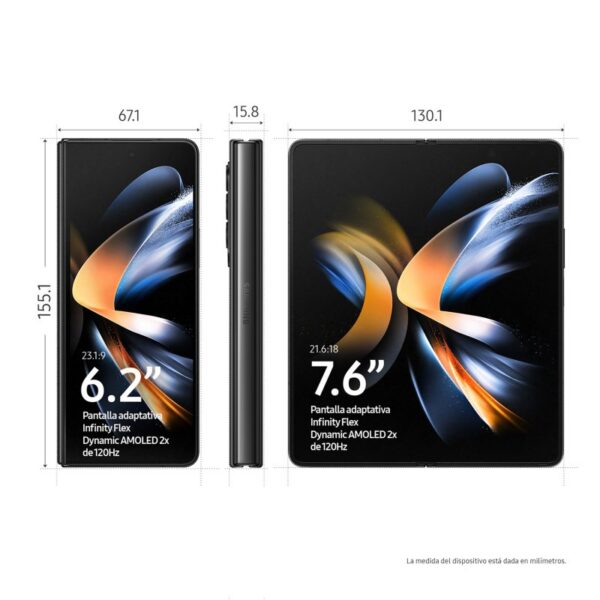 Samsung Galaxy Z Fold4 5G 12GB/256GB 7.6'' Preto + Carregador de Parede 25W