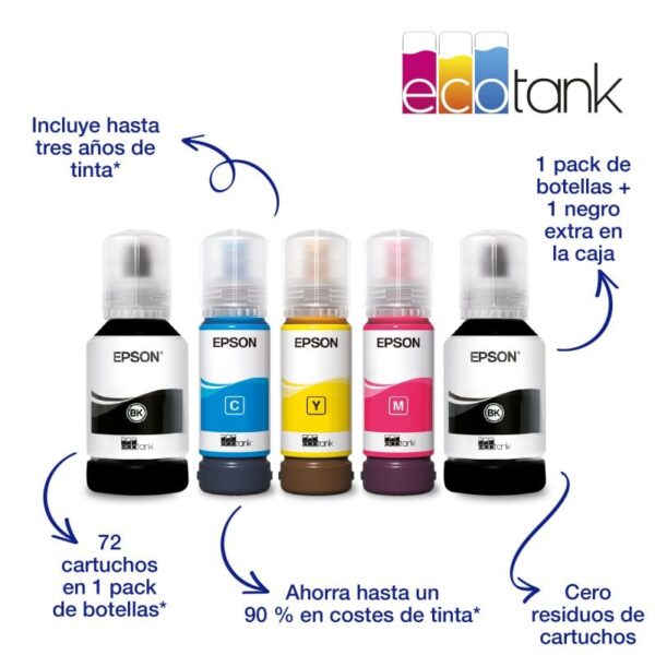 Epson EcoTank ET-2850 Multifunções a Cores Wifi Duplex