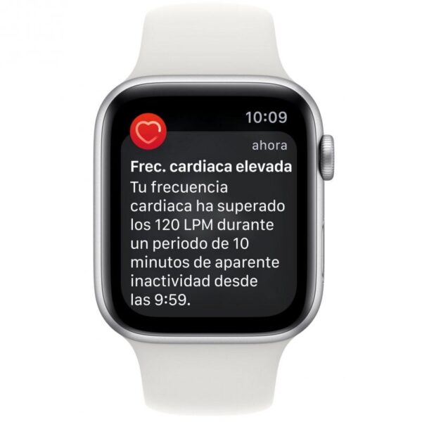 Apple Watch SE GPS 2ª Geração 44mm Alumínio Silver com Bracelete Sport Branca