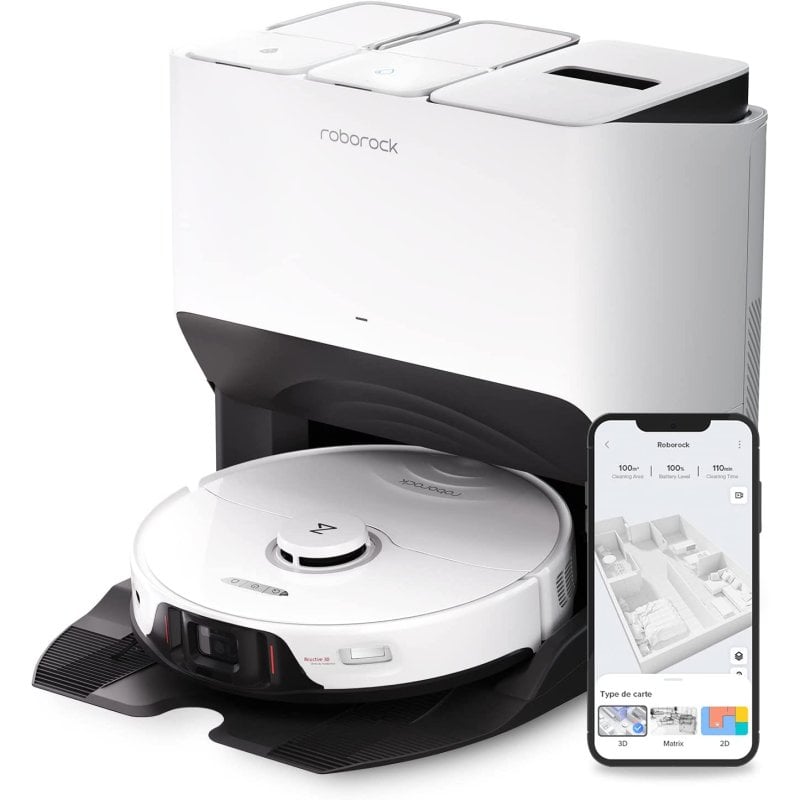 Roborock S8 Pro Ultra Robot Aspirador e de Lavagem Branco