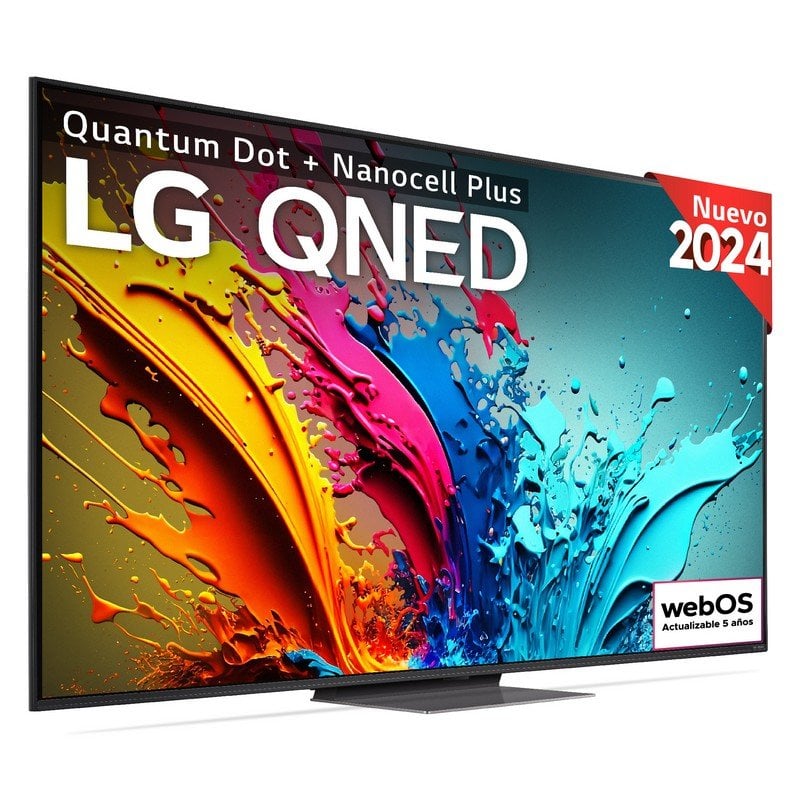 LG 75QNED87T6B 75" QNED UltraHD 4K HDR10 Pro 120Hz WebOS24 AI ThinQ