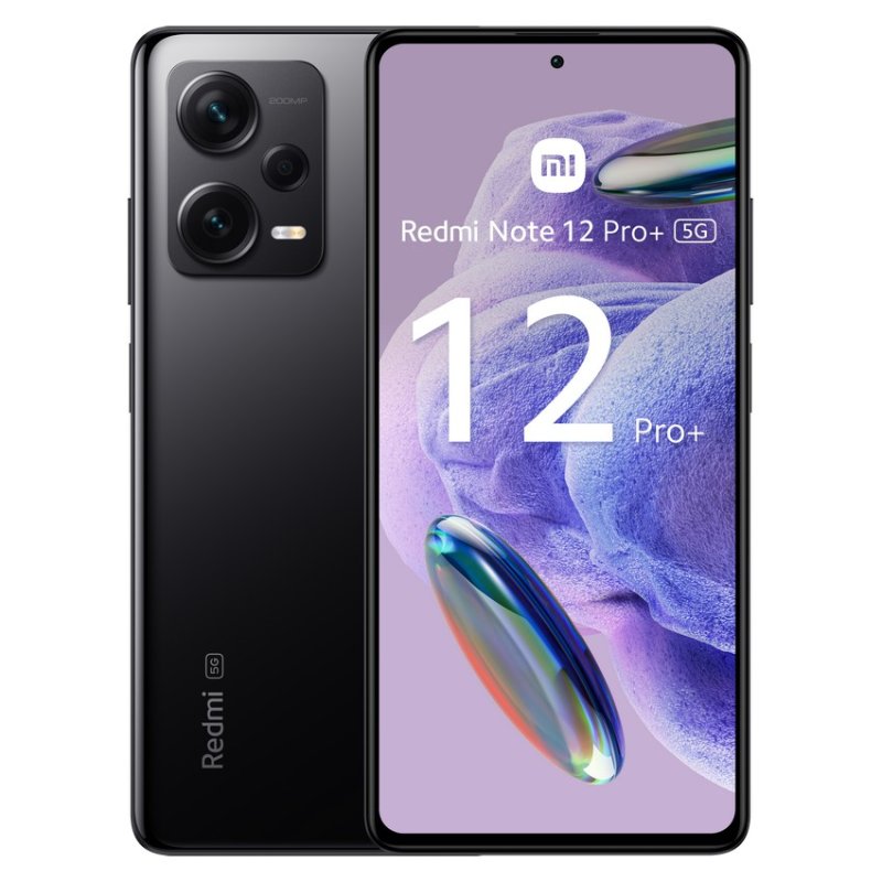 Xiaomi Redmi Note 12 Pro Plus 5G 8GB/256GB/6.67"  Preto + Cabo USB-C a Jack