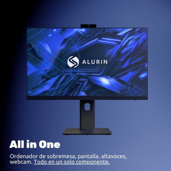 Alurin Flow tudo em um Intel Core i5-12400/16GB/1TB SSD/27"