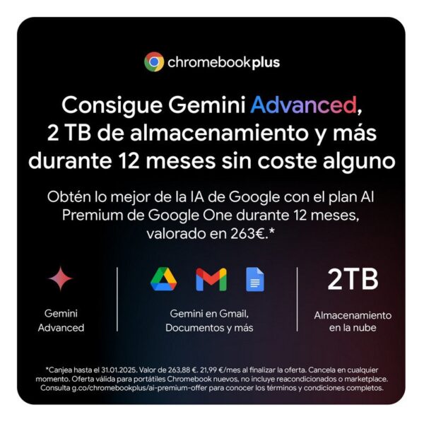 ASUS Chromebook Plus CX34 CX3402CBA-EB0040 Intel Core i3-1215U/8GB/256GB eMMC/14"